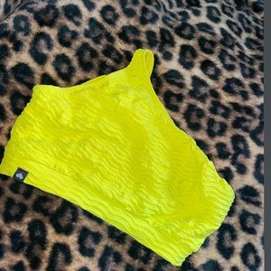 Booty By Brabants pistachio original set (shorts & one shoulder top) OSFM